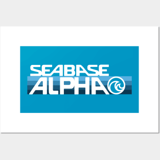 EPCOT Center The Living Seas Seabase Alpha Logo Posters and Art